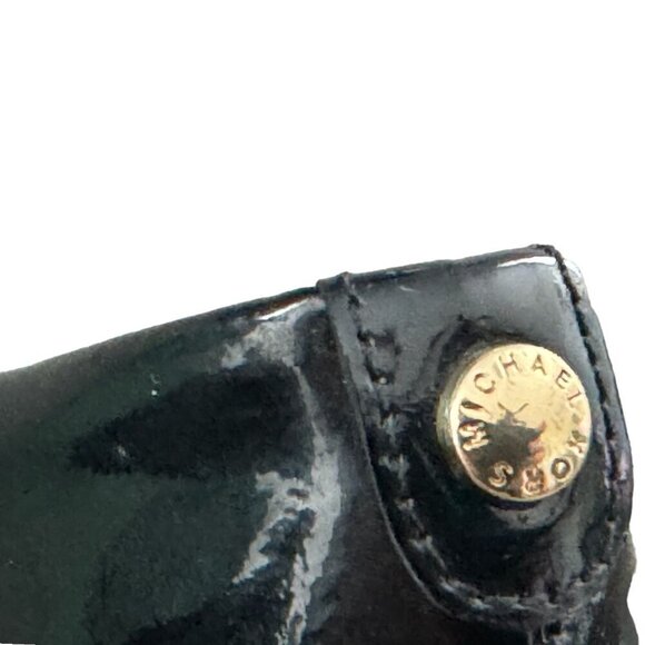 MICHAEL Michael Kors Black Patent Leather Flex Pump Heels Women's Size 9.5M - Picture 8 of 11